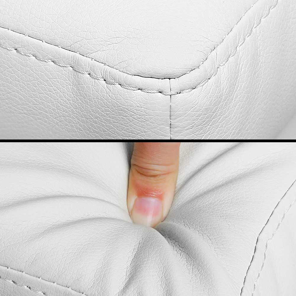 Artiss Large PU Leather Storage Ottoman - White