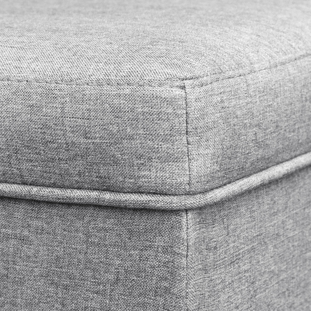Artiss Kids Storage Ottoman - Light Grey