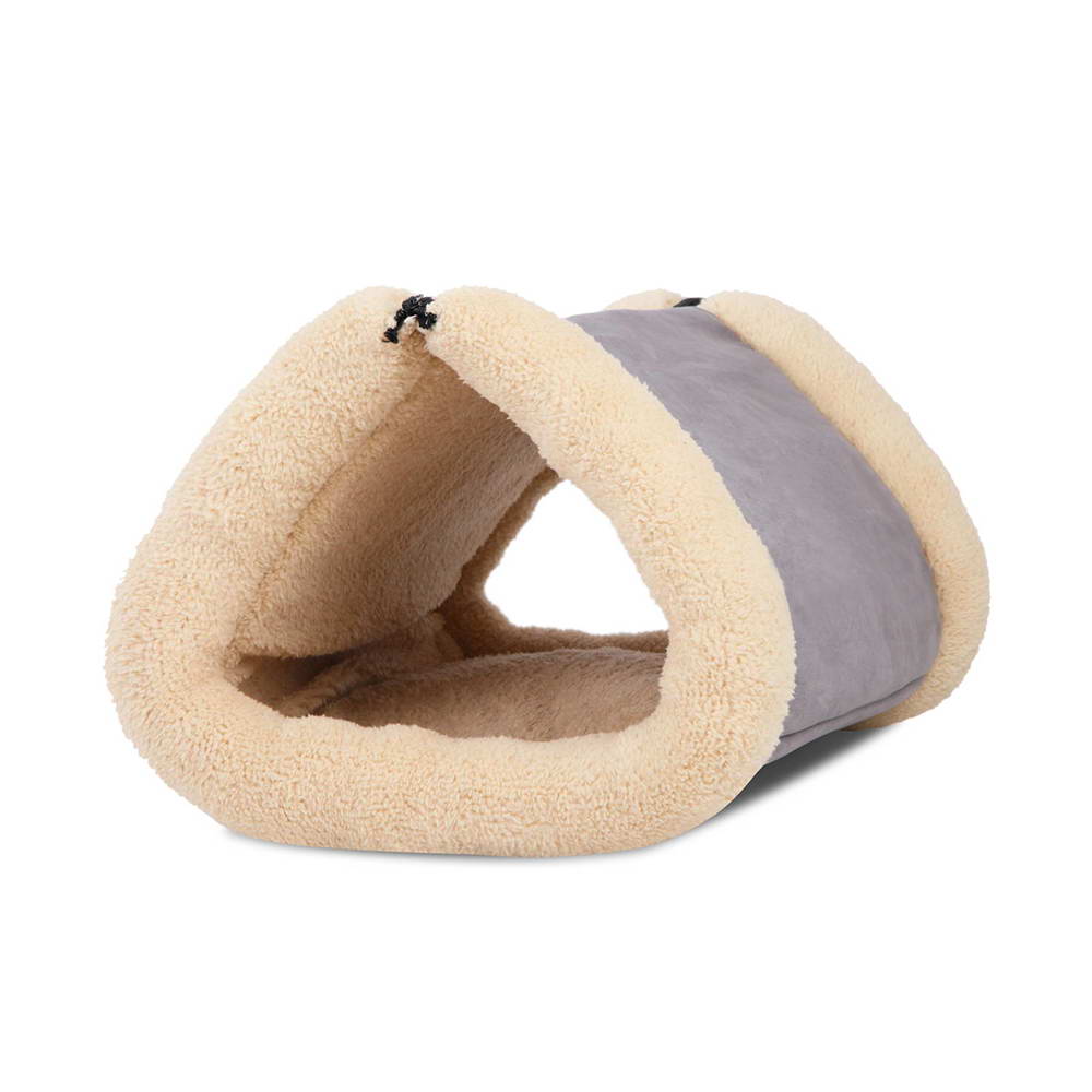 i.Pet Soft Cave Bed/Mat - Grey