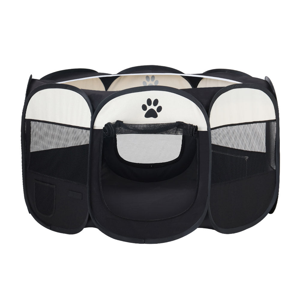 i.Pet Pet Dog Playpen Enclosure Crate 8 Panel Play Pen Tent Bag Fence Puppy XL