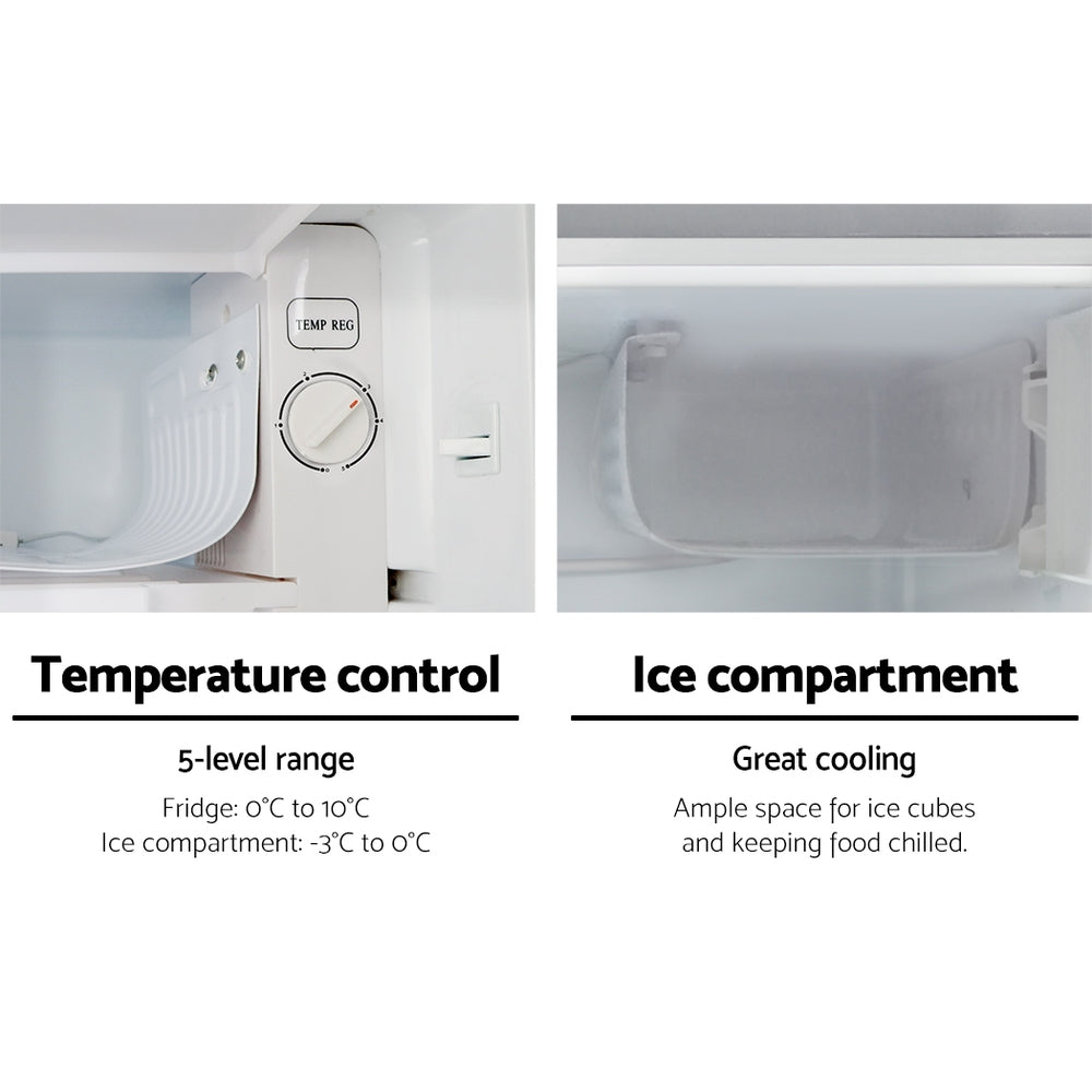 Glacio 55L Portable Bar Fridge Freezer Fridges Cooler 12V/24V/240V Caravan Camp