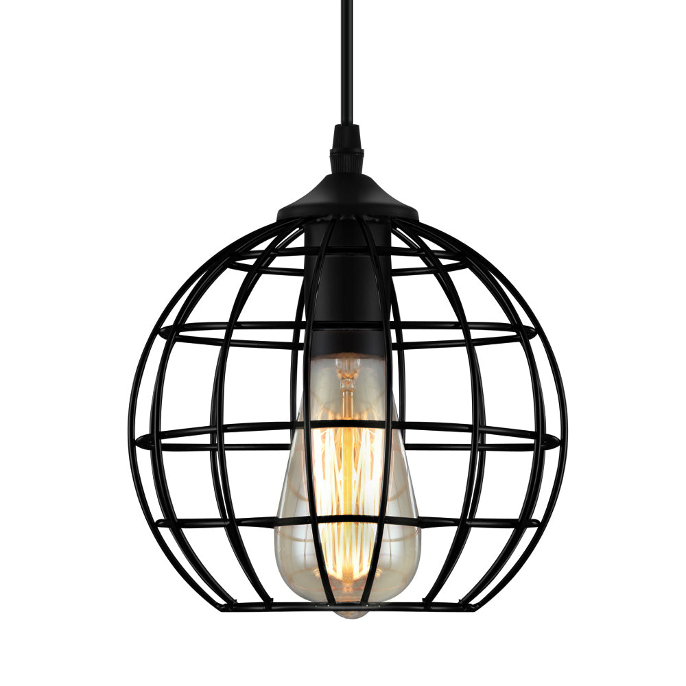 Artiss Pendant Light Metal Round Black