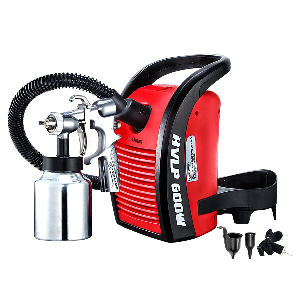GIANTZ Electric Paint Sprayer Gun 600W HVLP DIY Spray Station Portable Strainer