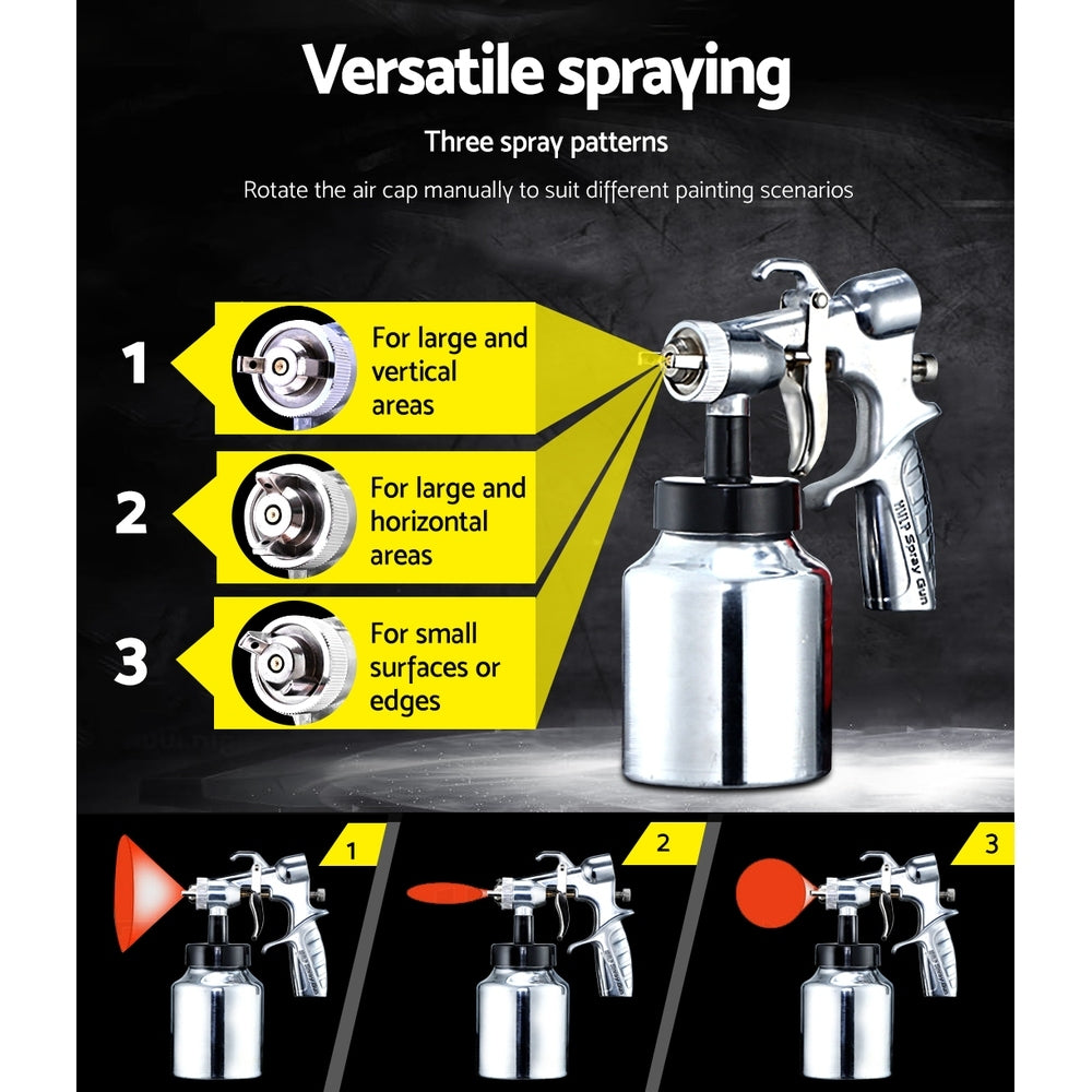 GIANTZ Electric Paint Sprayer Gun 600W HVLP DIY Spray Station Portable Strainer