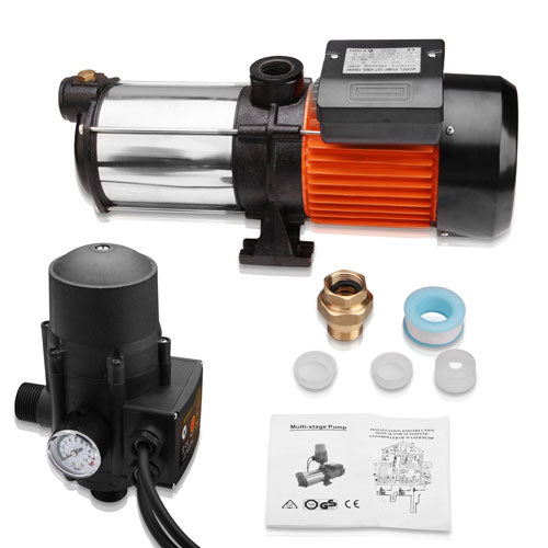 Giantz Water Pump High Pressure Multi Stage Farm Rain Tank Irrigation Garden