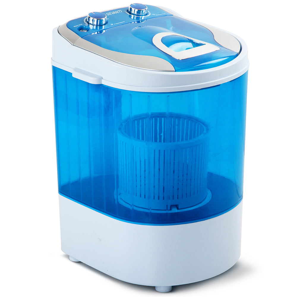 devanti 4kg mini portable washing machine