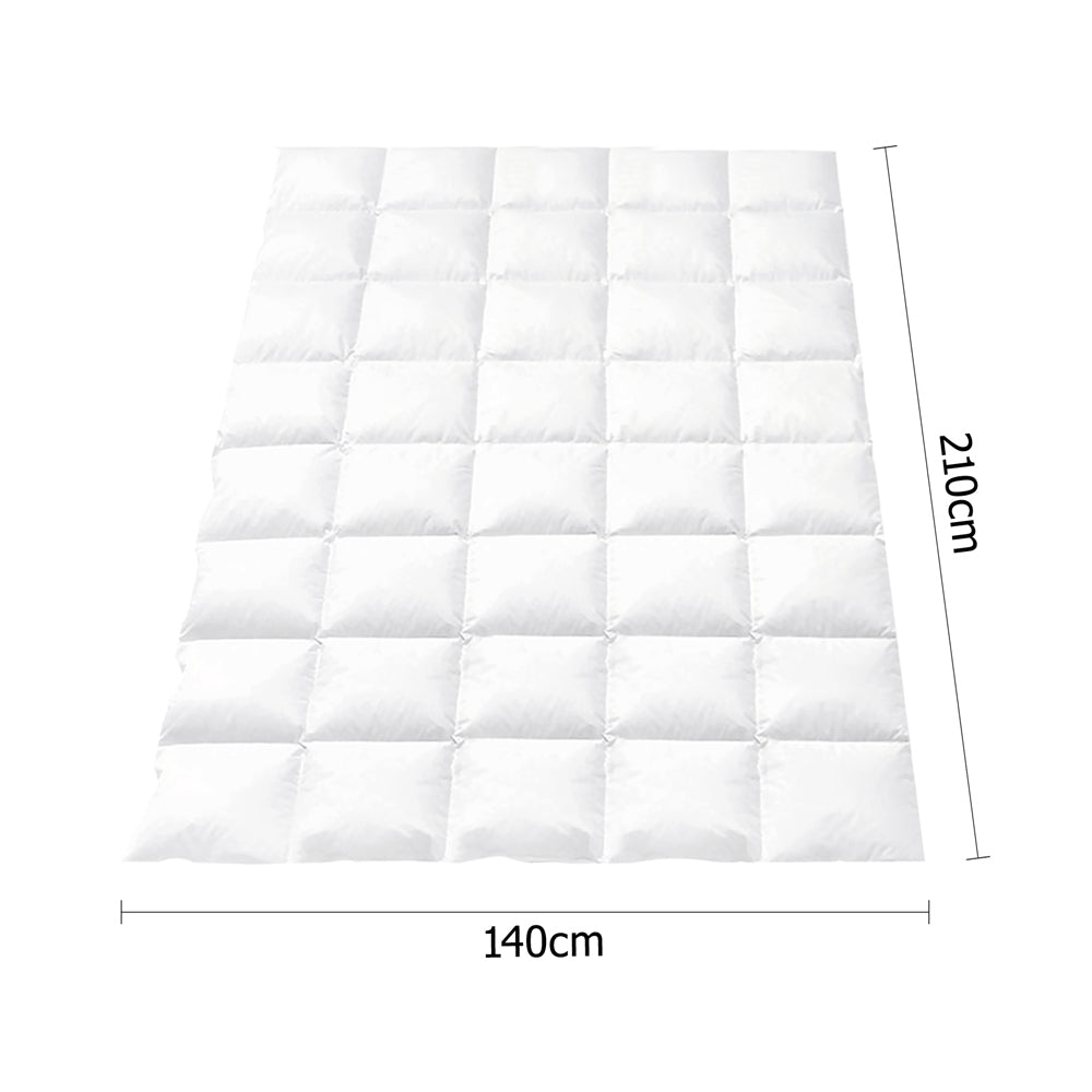 Giselle Bedding Single Size Light Weight Duck Down Quilt