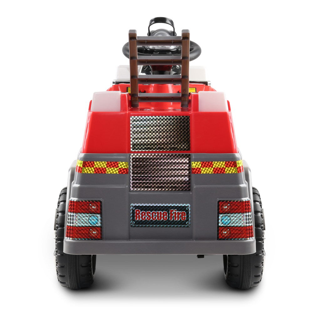 Rigo Kids Ride On Fire Truck Motorbike Motorcycle Car Red Grey