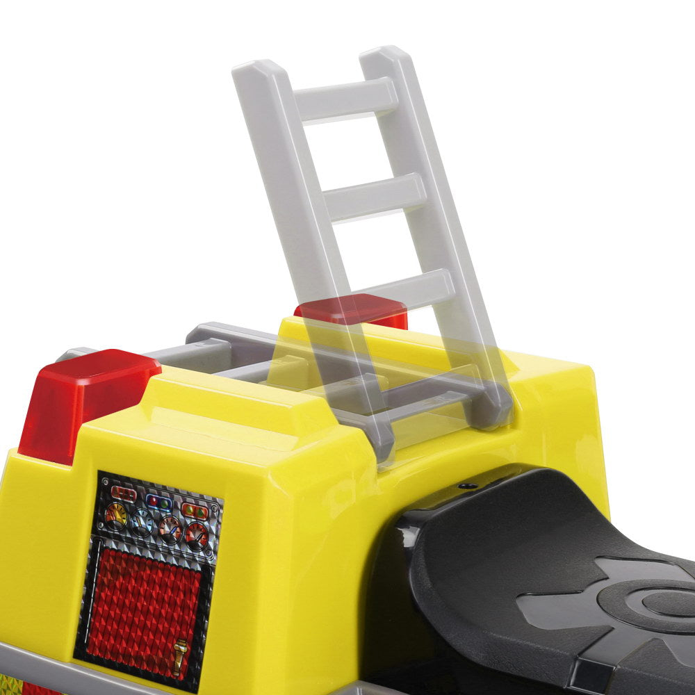 Rigo Kids Ride On Fire Truck Motorbike Motorcycle Car Yellow
