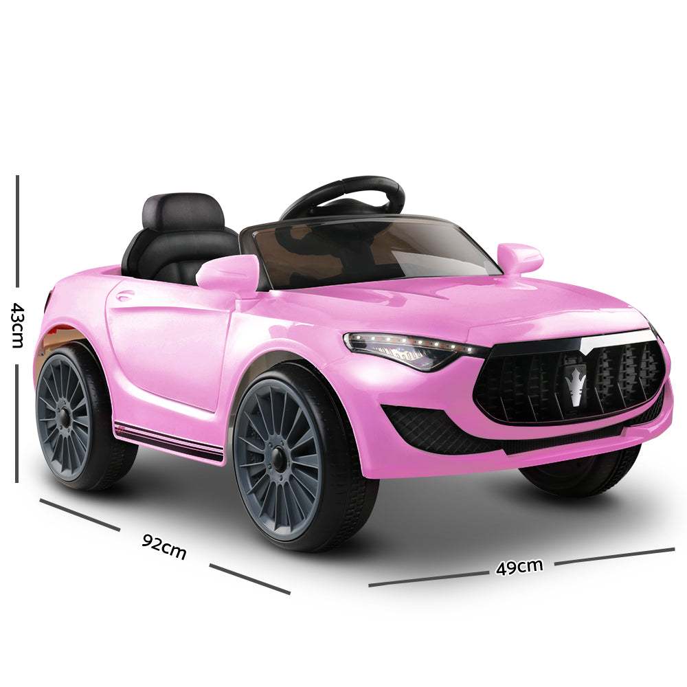 Rigo Kids Ride On Car Battery Electric Toy Remote Control Pink Cars Dual Motor
