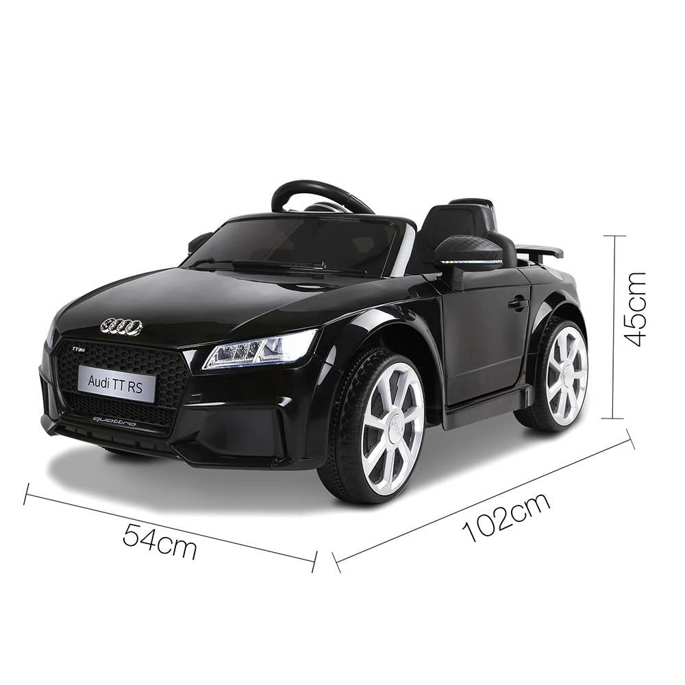 Kids Ride On Car Audi Licensed TT RS Black