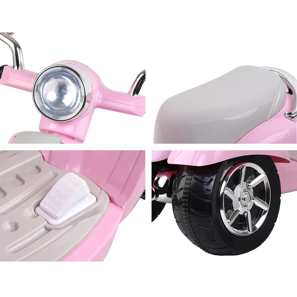 Rigo Kids Ride On Motorbike Motorcycle Car Toys Pink