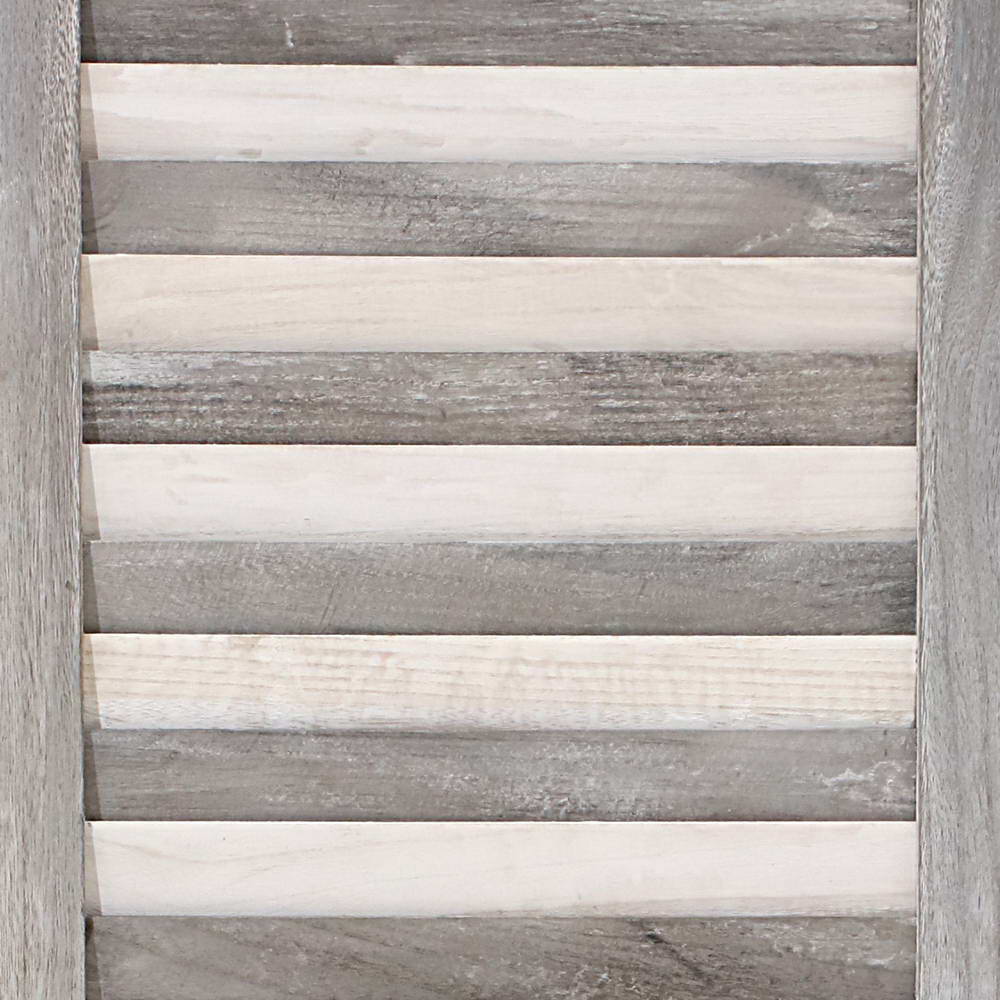 Artiss 4 Panel Foldable Wooden Room Divider - Grey