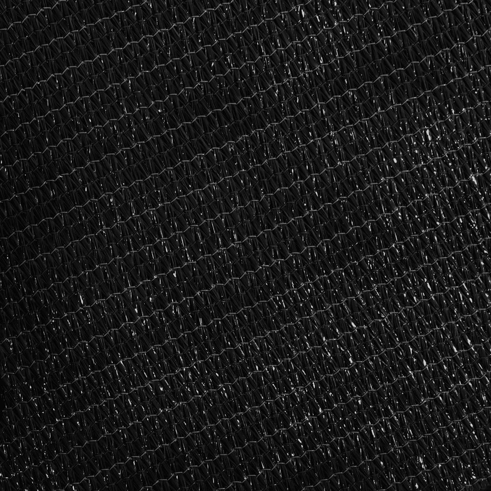 Instahut 6 x 7m Rectangle Shade Sail Cloth - Black