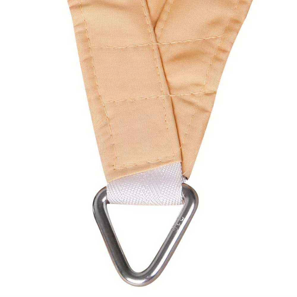 Instahut 2.5 x 3m Rectangle Shade Sail Cloth - Sand Beige
