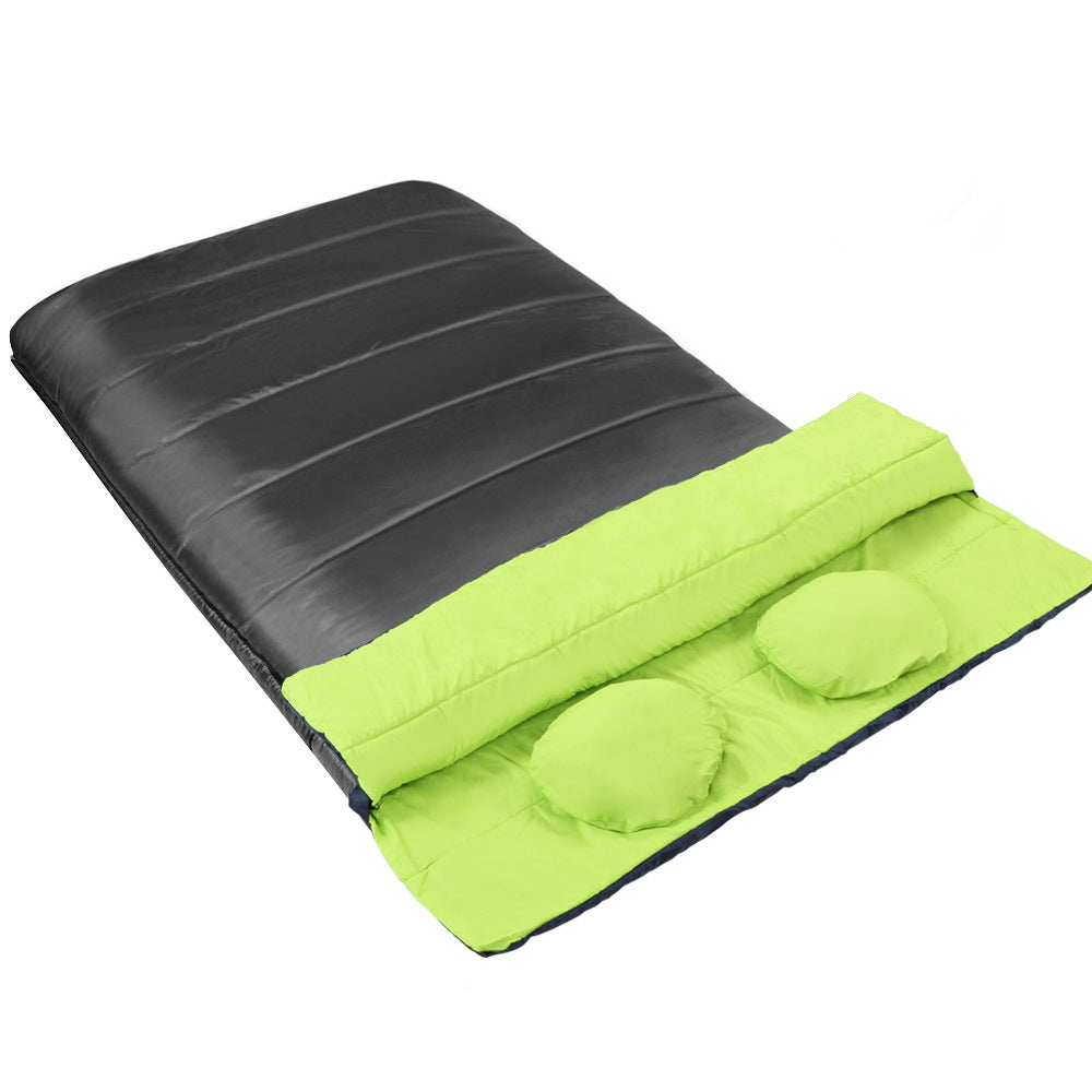 Weisshorn Sleeping Bag Bags Double Camping Hiking -10°C Tent Winter Thermal