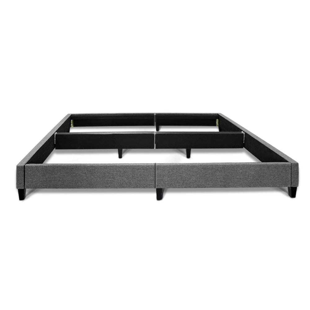 Artiss Queen Size Bed Base Frame - Grey