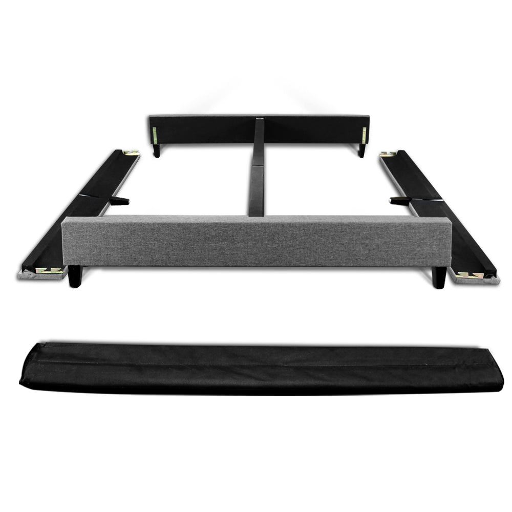 Artiss Queen Size Bed Base Frame - Grey