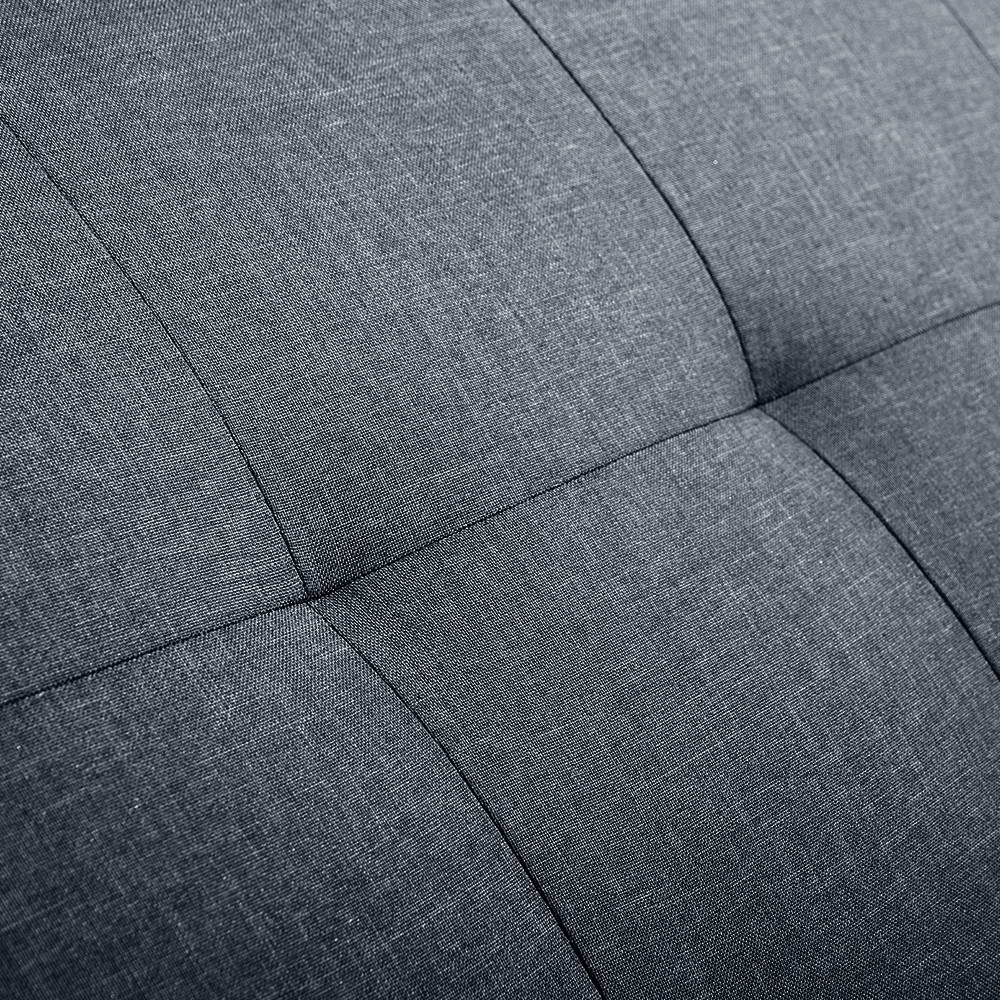 Artiss 3 Seater Fabric Sofa Bed - Charcoal