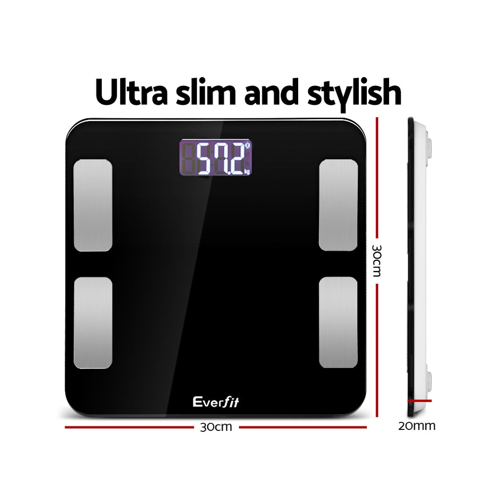 Digital Body Fat Scale - Black