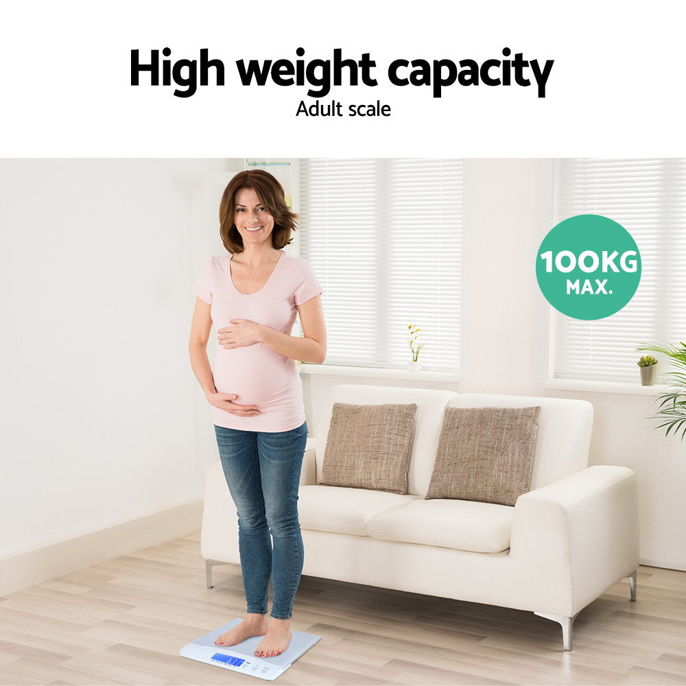 2 in 1 Electronic Digital Baby Body Weight Tracker