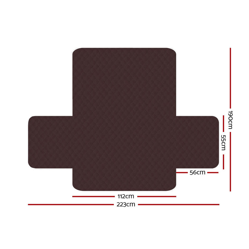 Artiss Sofa Cover Quilted Couch Covers Protector Slipcovers 2 Seater Coffee
