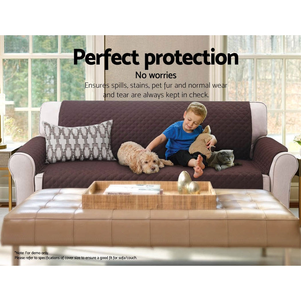 Artiss Sofa Cover Quilted Couch Covers Protector Slipcovers 2 Seater Coffee