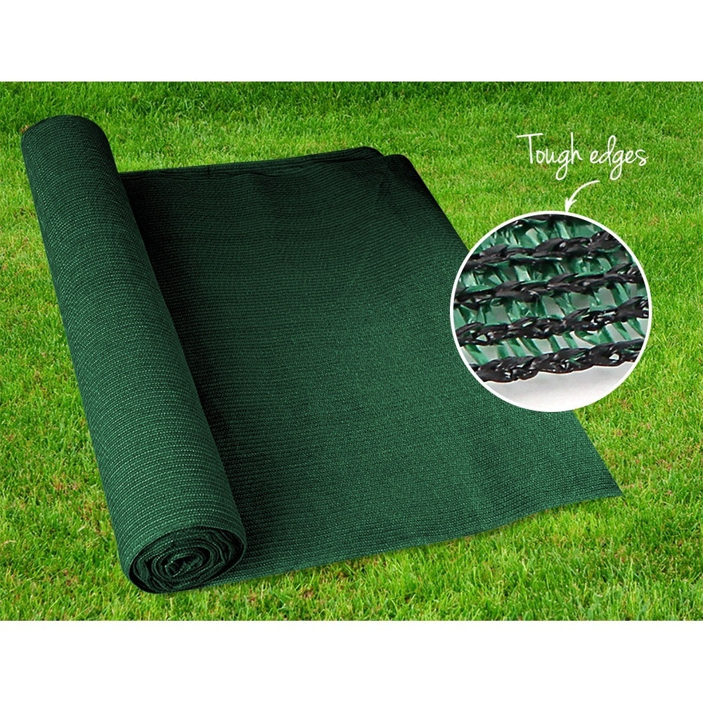 Instahut 90% Sun Shade Cloth Shadecloth Sail Roll Mesh 1.83x10m 195gsm Green