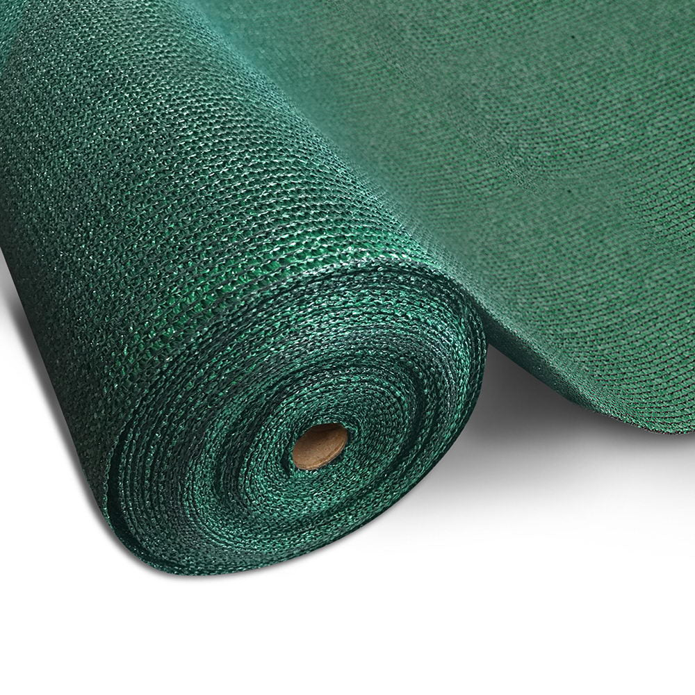 Instahut 50% UV Sun Shade Cloth Shadecloth Sail Roll Mesh Garden Outdoor 1.83x50m Green