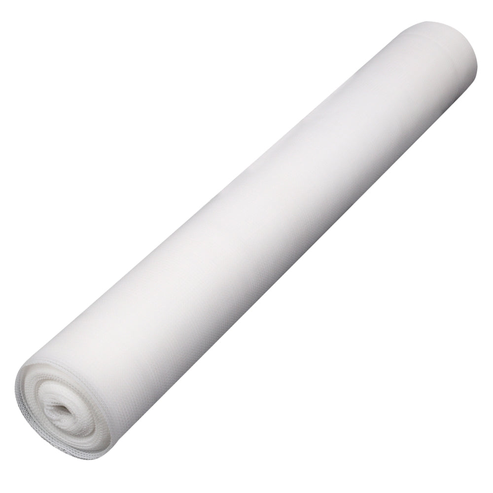 Instahut 3.66x10m 30% UV Shade Cloth Shadecloth Sail Garden Mesh Roll Outdoor White