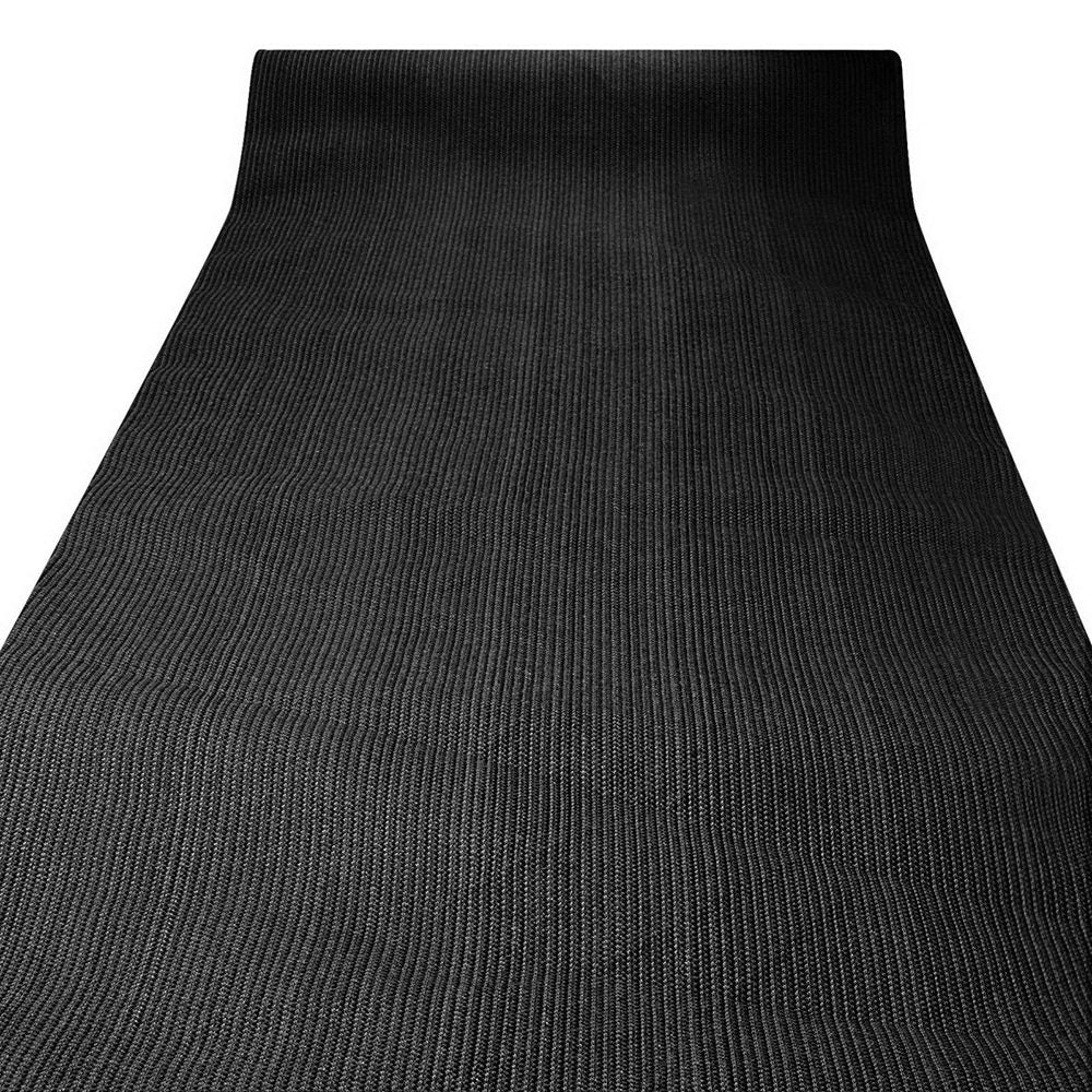 Instahut 50% UV Sun Shade Cloth Shadecloth Sail Roll Mesh Garden Outdoor 3.66x30m Black