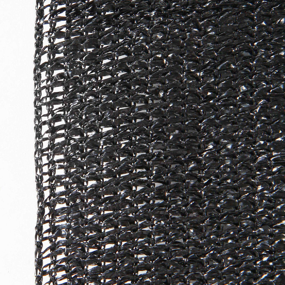 Instahut 50% UV Sun Shade Cloth Shadecloth Sail Roll Mesh Garden Outdoor 3.66x30m Black