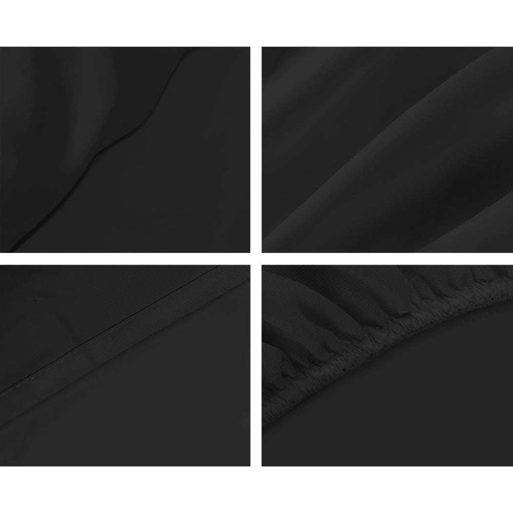 Giselle Bedding Double Size 1000TC Bedsheet Set - Black