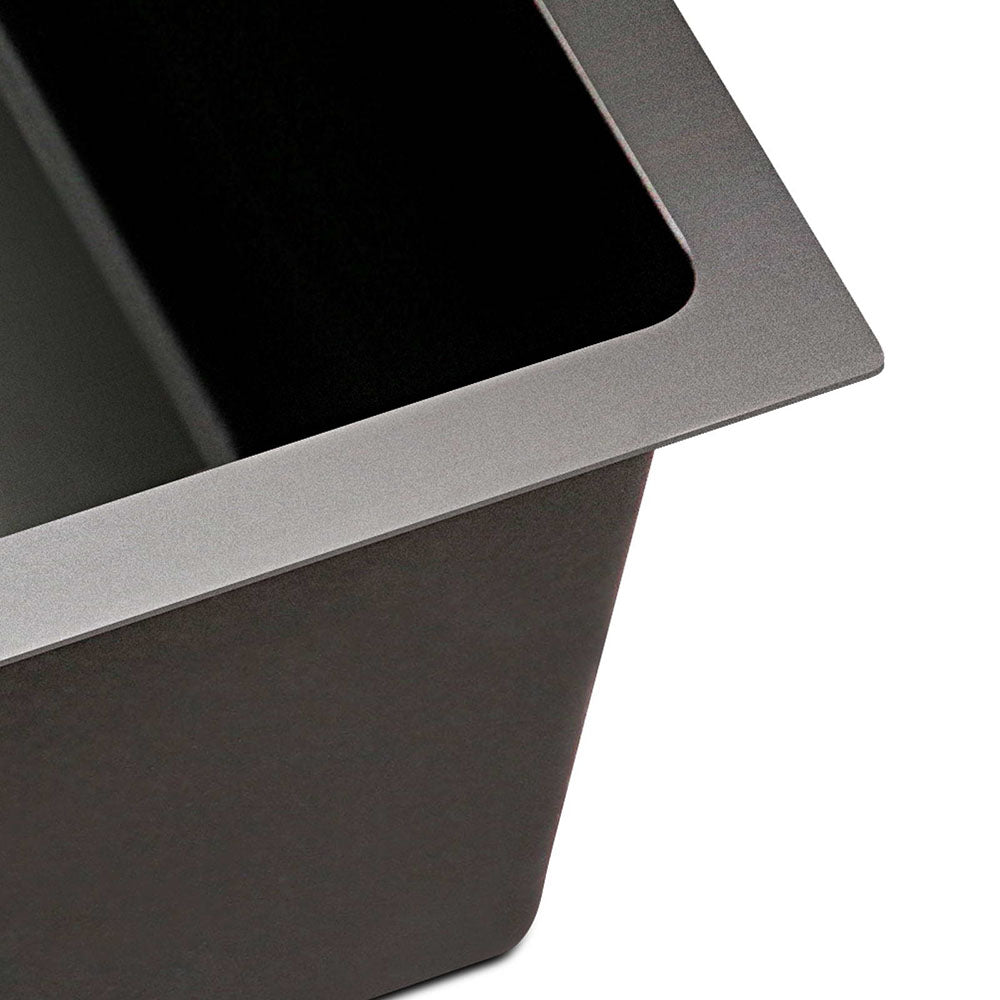 Cefito 30cm x 45cm Stainless Steel Kitchen Sink Under/Top/Flush Mount Black