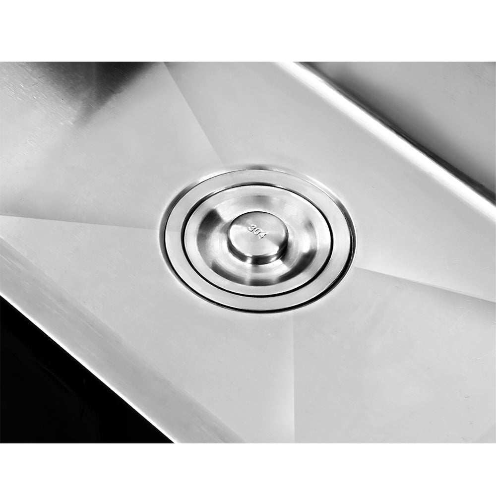 Cefito 55cm x 45cm Stainless Steel Kitchen Sink Flush/Drop-in Mount Silver