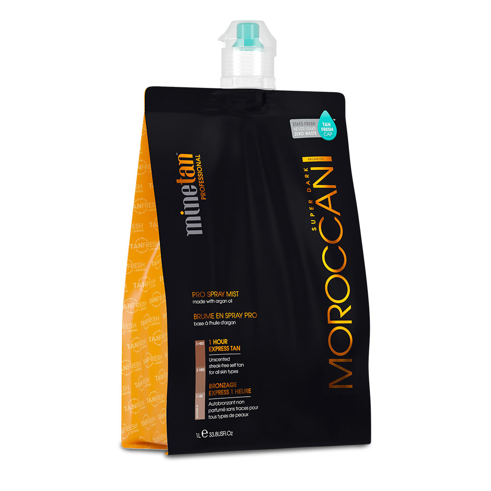 Minetan Professional Sunless Spray Tan Solution - Moroccan