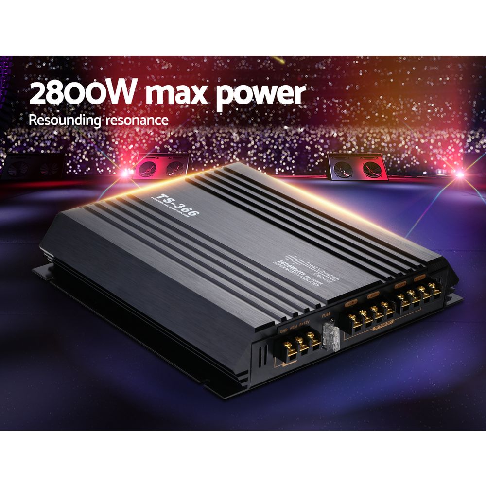 2800W PowerVox Car Amplifier 4 Channel Amp Audio Truck Speaker Stereo