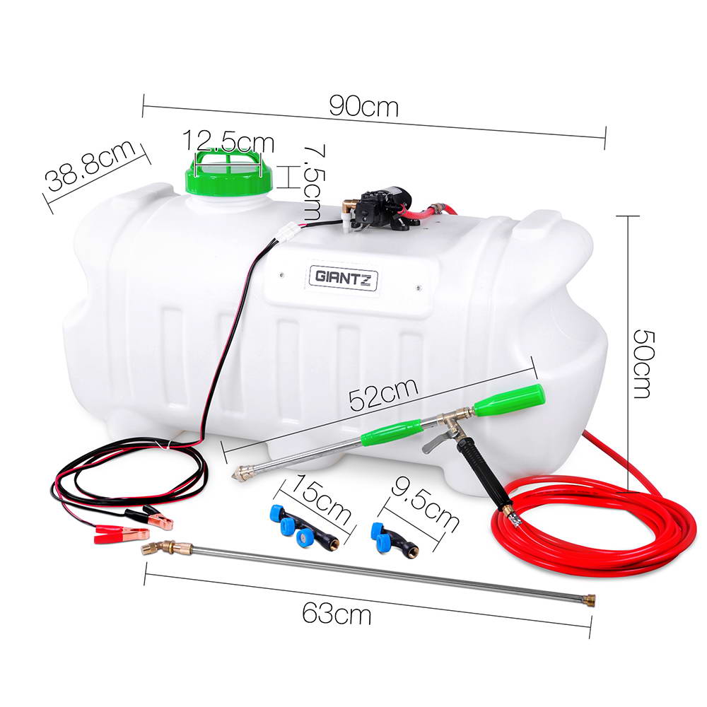 Giantz 100L ATV Weed Sprayer Spot Spray 1.5 M Boom Chemical Garden Farm Pump