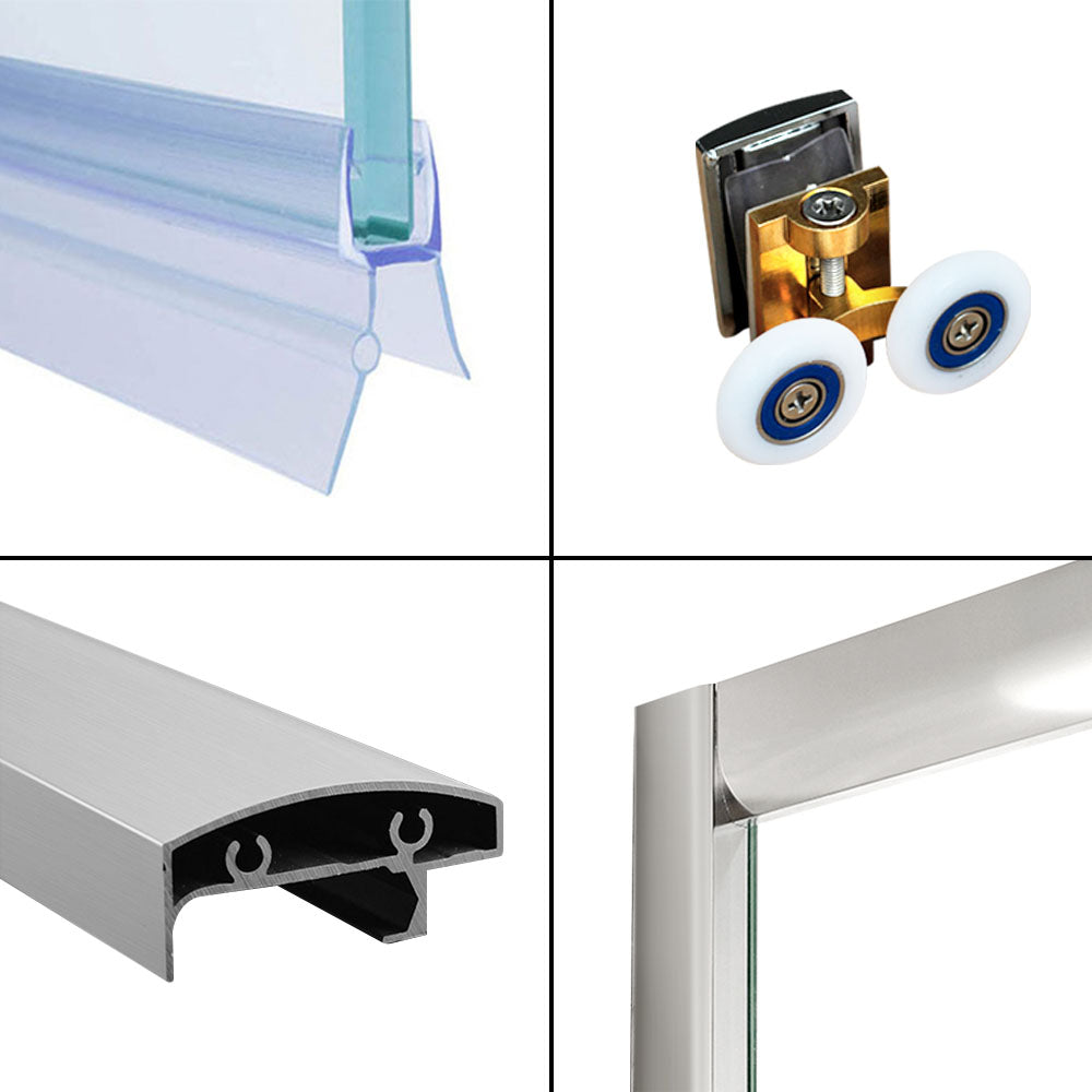 Cefito 900MM Curved Shower Cubicle