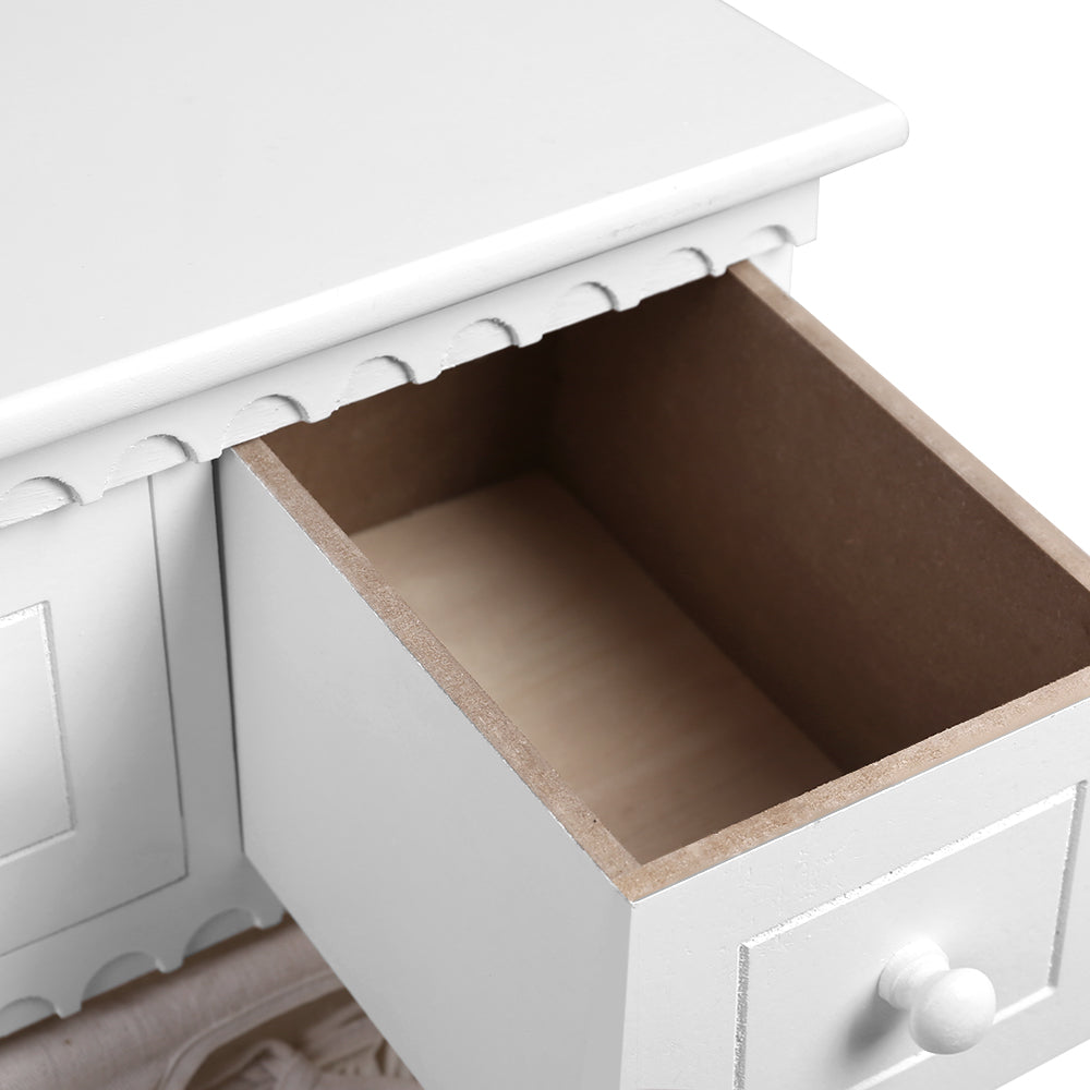 Artiss 3 Basket Storage Drawers - White