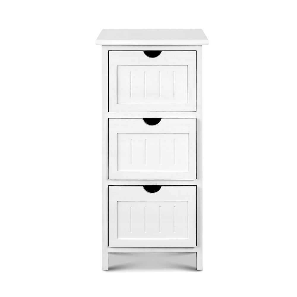 Artiss Bedside Table - White