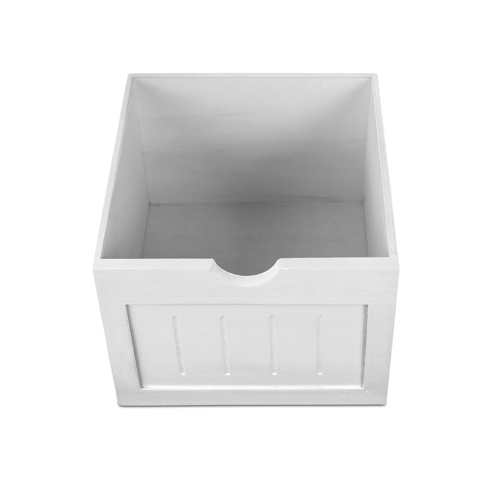 Artiss Bedside Table - White