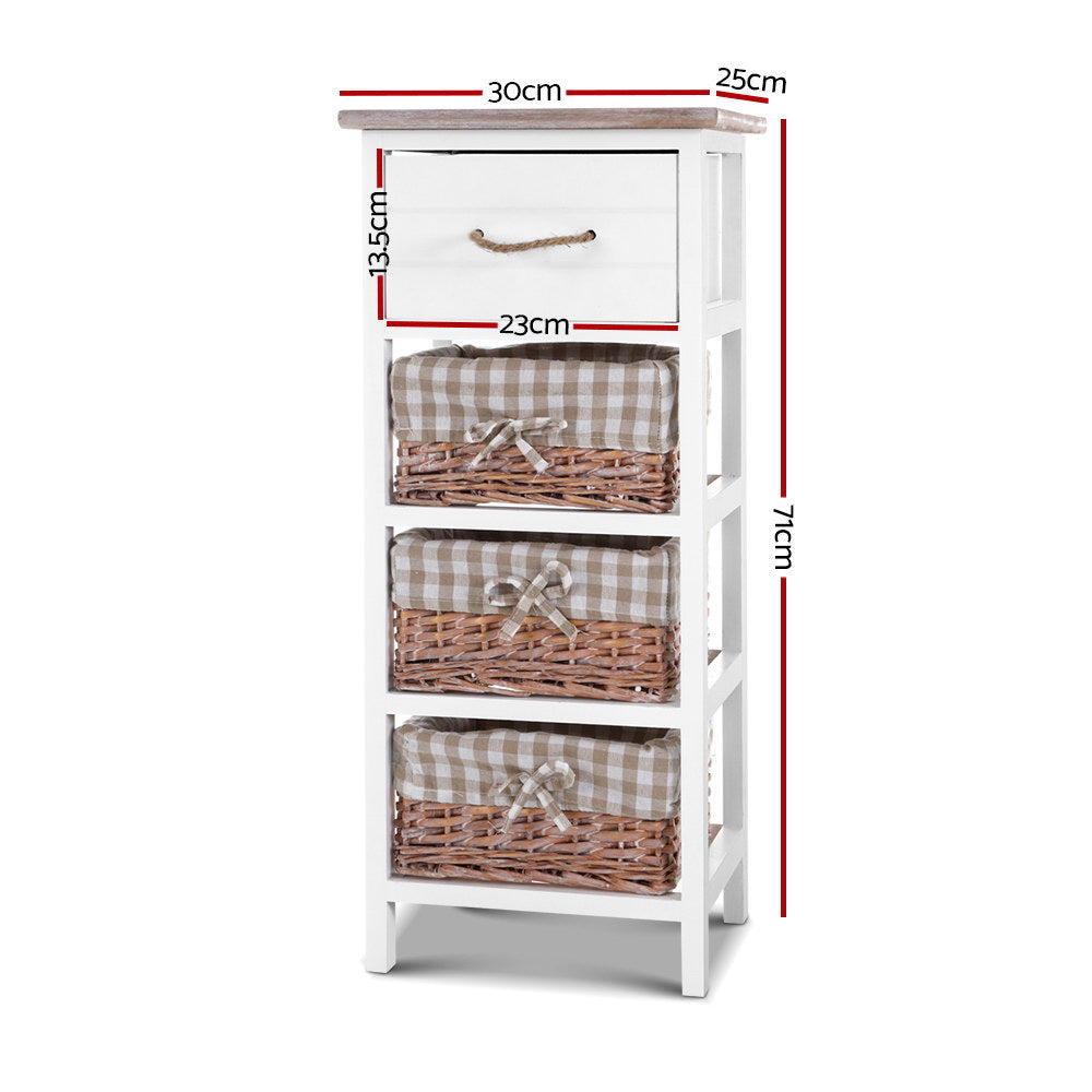 Artiss Storage Cabinet Chest of Drawers Dresser Bedside Table Bedroom Nightstand