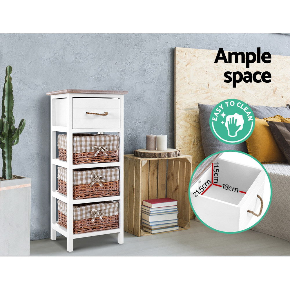Artiss Storage Cabinet Chest of Drawers Dresser Bedside Table Bedroom Nightstand