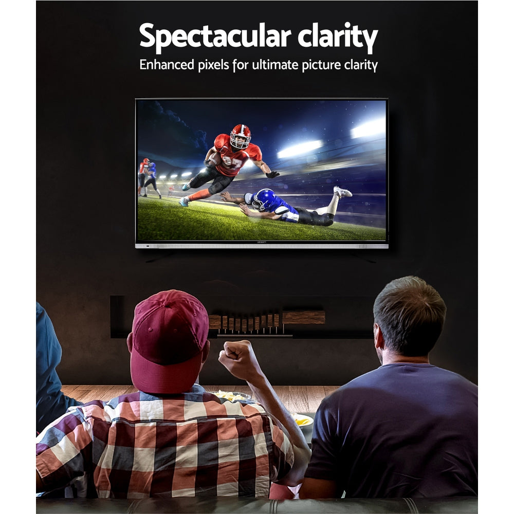 NEW DEVANTI 32" Inch Smart LED TV HD LCD Slim Thin Screen Netflix Black 16:9