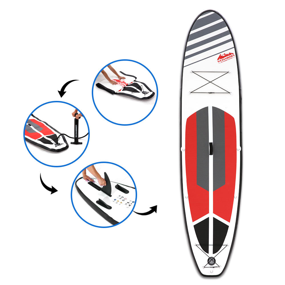 Weisshorn 11FT Stand Up Paddle Board Inflatable SUP Surfborads 10CM Thick