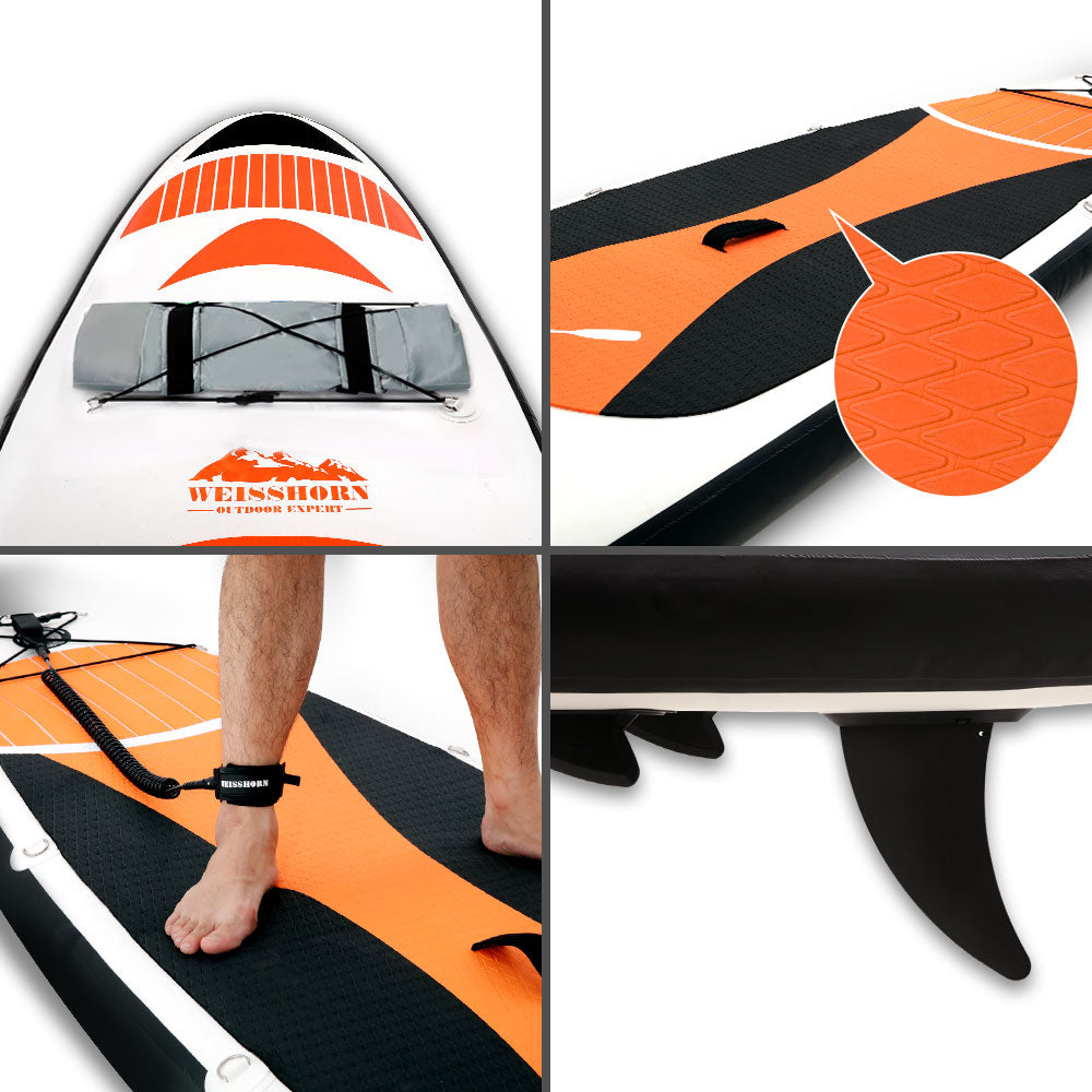 Weisshorn 11FT Stand Up Paddle Board Inflatable SUP Surfborads 15CM Thick