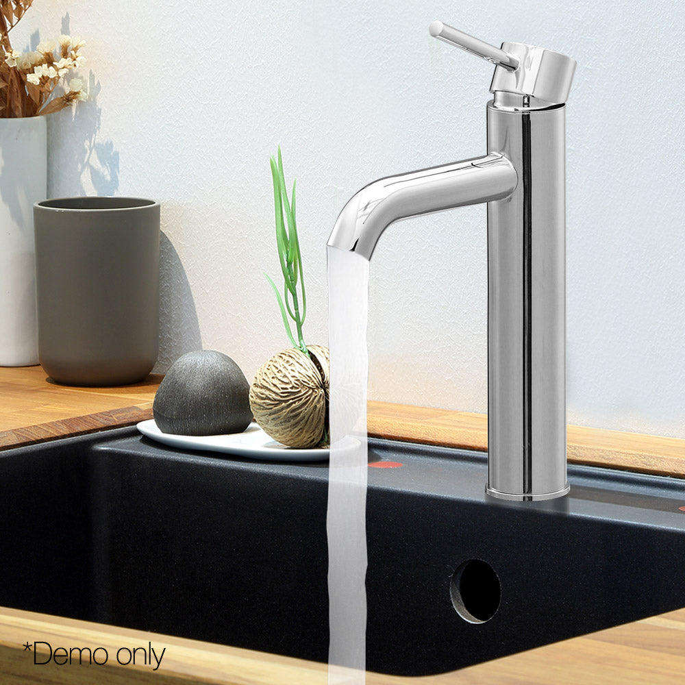 Cefito Basin Mixer Tap - Silver