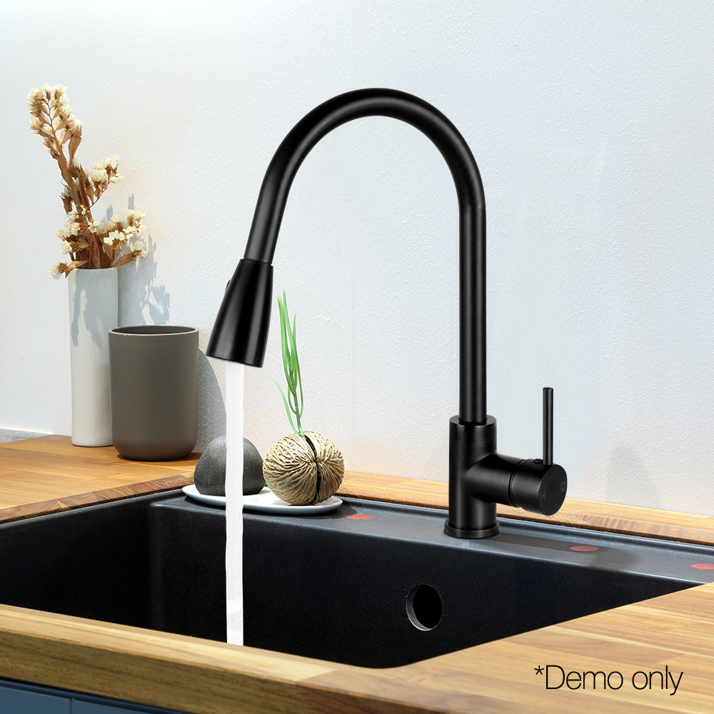 Cefito Pull-out Mixer Faucet Tap - Black