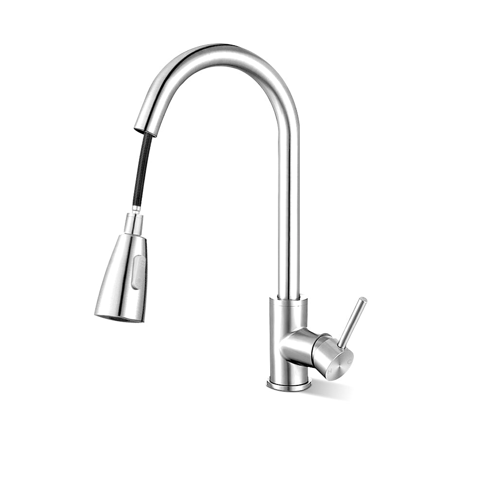 Cefito Pull-out Mixer Faucet Tap - Silver